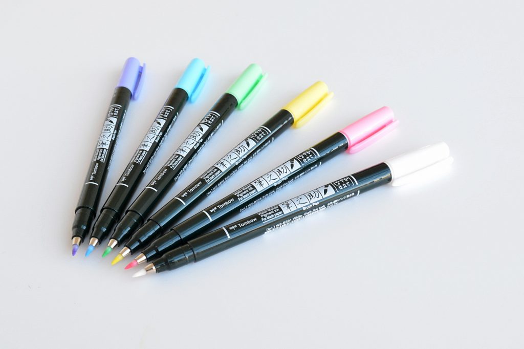 Tombow Fudenosuke Pastel Brush Pens 56448* – Simon Says Stamp